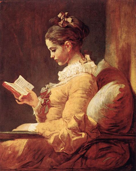 Reading Woman by Jean-Honore Fragonard [Public Domain image via Wikipedia Commons]