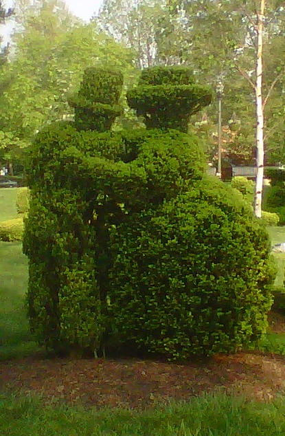Topiary Couple