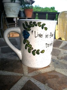 Ralph Waldo Emerson Quote Mug by Ophelia's Gypsy Caravan