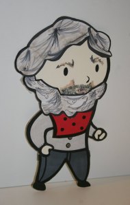 Walt Whitman Paper Doll by as a paper doll