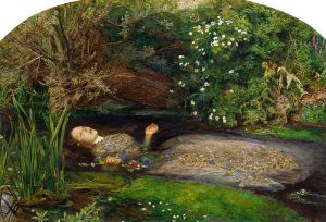 I haven't trotted out Millais' Ophelia for awhile, but she is perfect for so many situations.