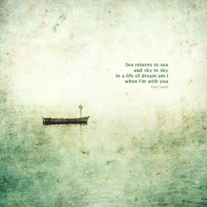 Nautical poster print with Patti Smith quote by Grainyman Nautical poster print with Patti Smith quote by Grainyman