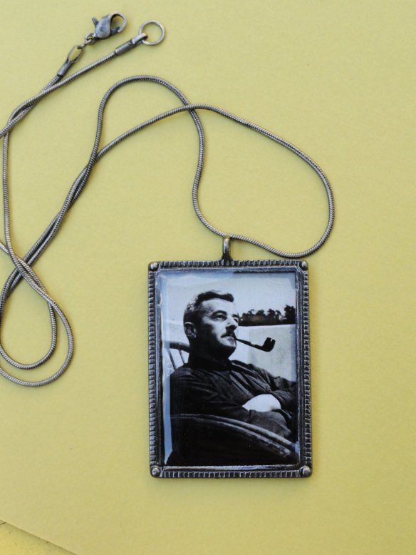 William Faulkner Necklace by ART HISTORY NERD William Faulkner Necklace by ART HISTORY NERD