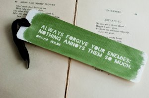 Oscar Wilde Bookmark by Bookity