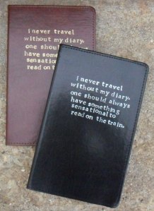 Oscar Wilde Leather Journal by Jacquline Hyde Crafts