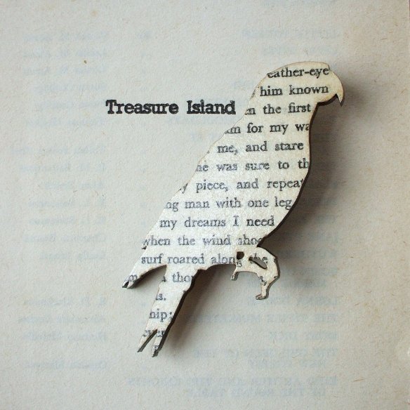 Treasure Island Parrot Brooch by House of Ismay
