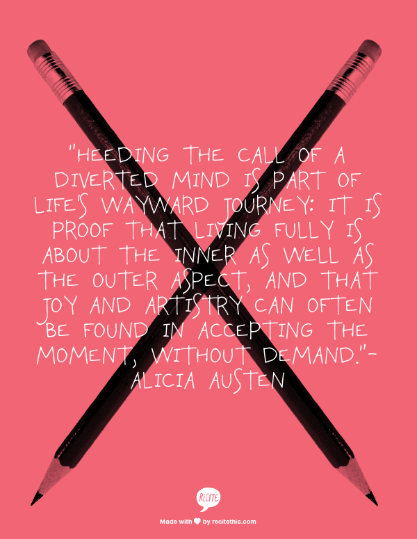 A quote from one of my essays.