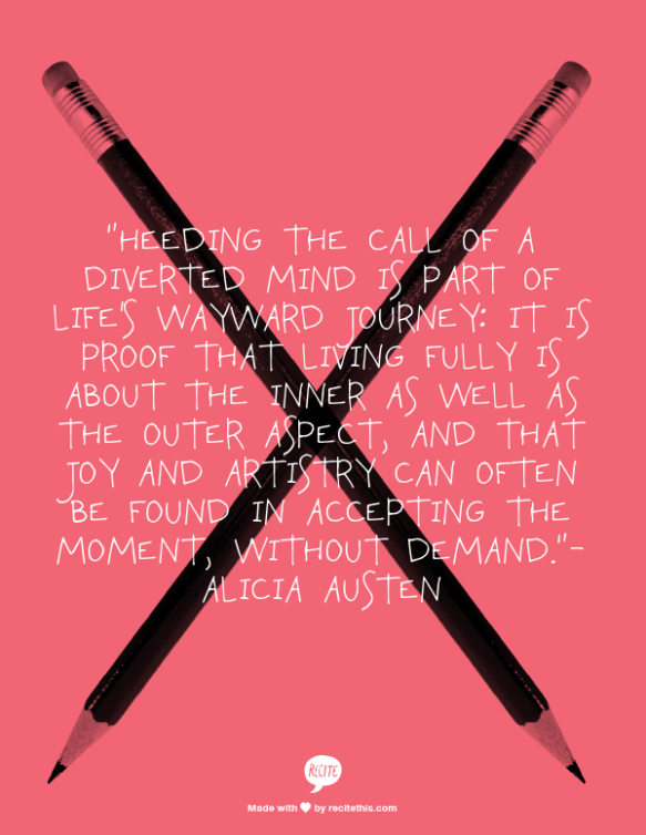 A quote from one of my essays.