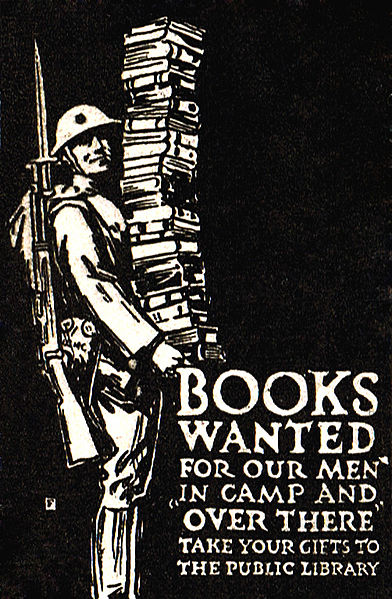Books Wanted, Harper's Monthly Magazine cover, December 1918