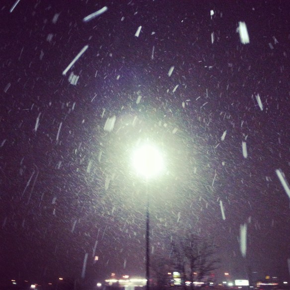 Early spring snowstorm