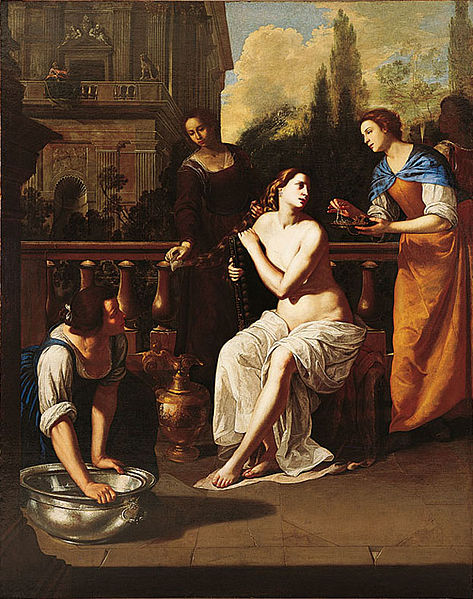 Bathsheba, by Artemisia Gentileschi. Circa 1636.