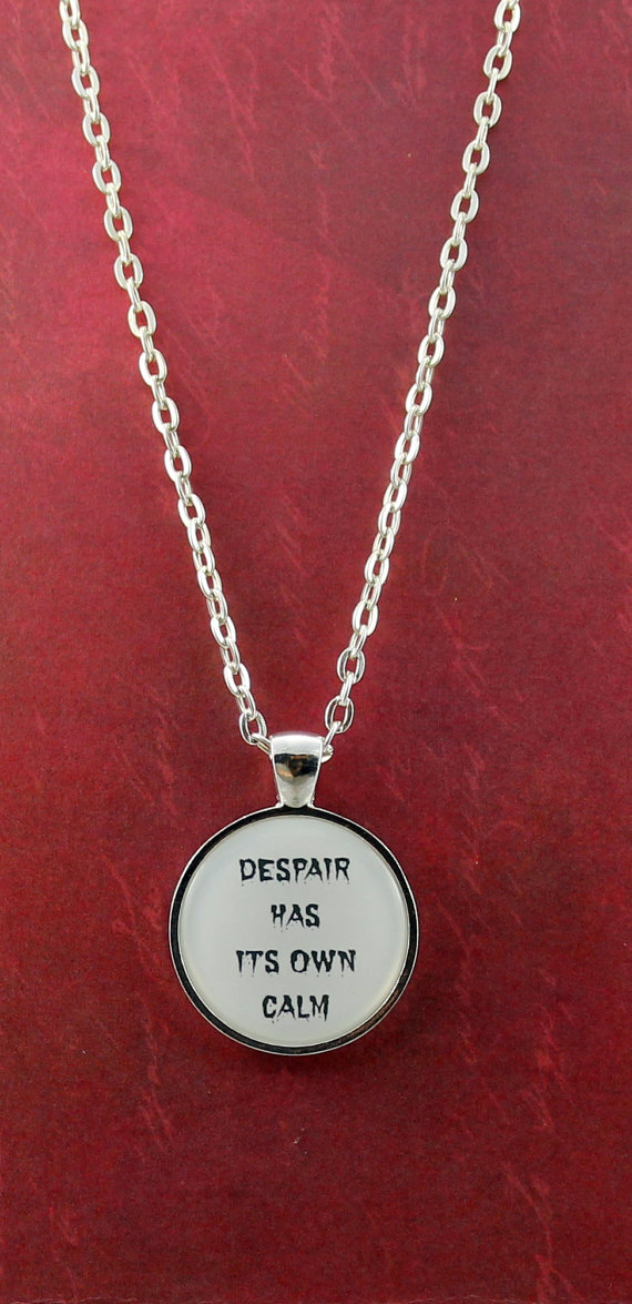 Dracula Quote Pendant by Shakespeare's Sisters