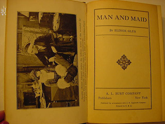 Elinor Glyn's Man and Maid Movie Still Book at Backwoods Treasure