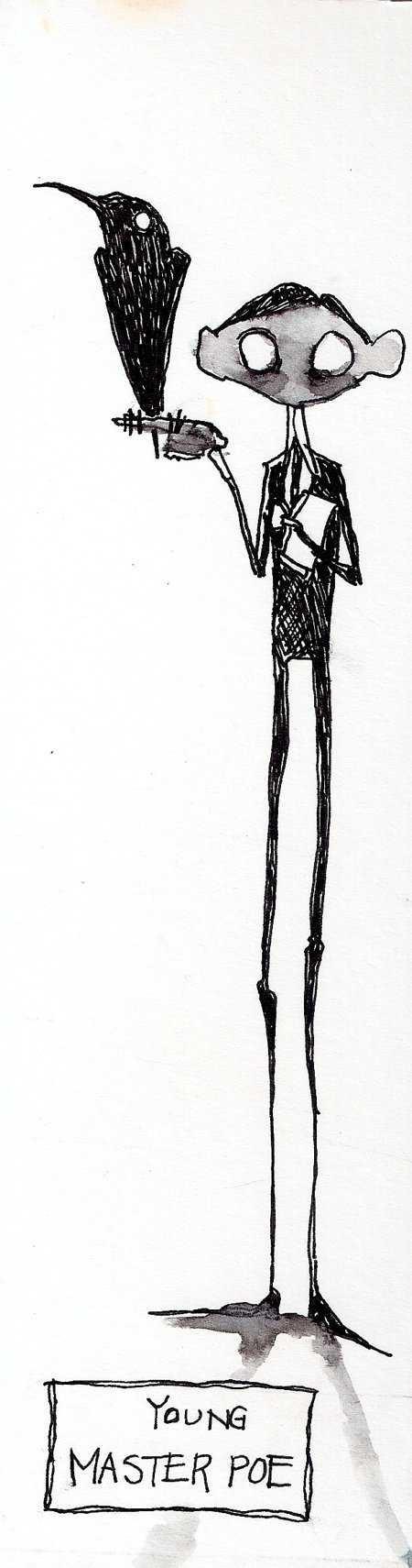 Young Master Poe Print by Ink Frog