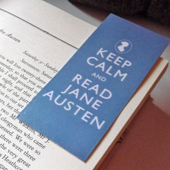 Bookmark-Keep Calm and Read Jane Austen