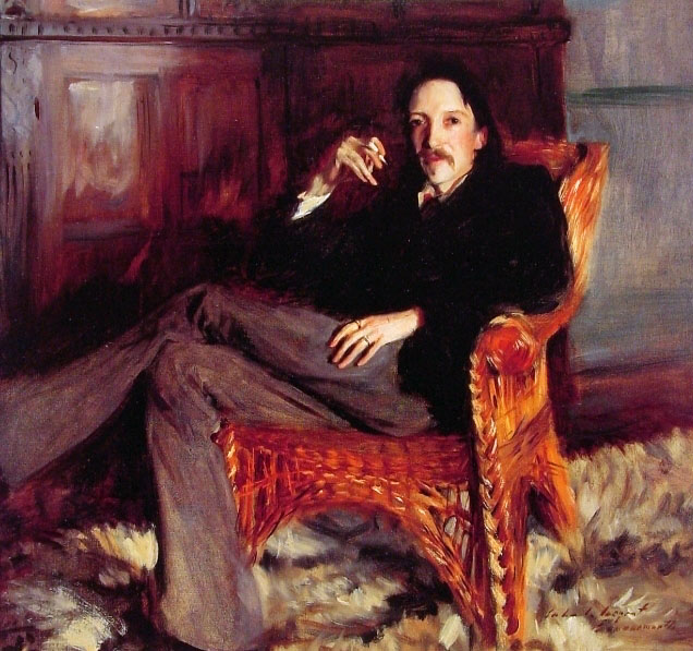 Portrait of Robert Louis Stevenson by John Singer Sargent, 1887