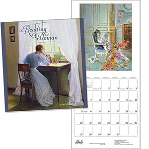 Reading Woman Wall Calendar