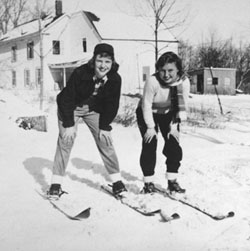 Sylvia Plath and Marcia Brown Stern courtesy alumnae association of smith college