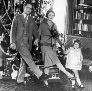 The Fitzgerald Family Celebrating Christmas