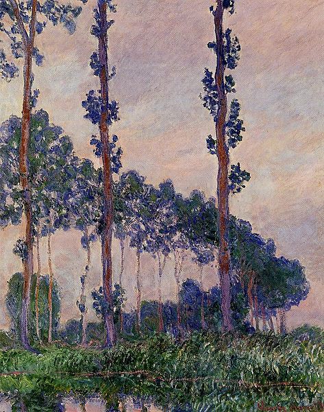Three Trees in Grey Weather by Claude Monet, 1891