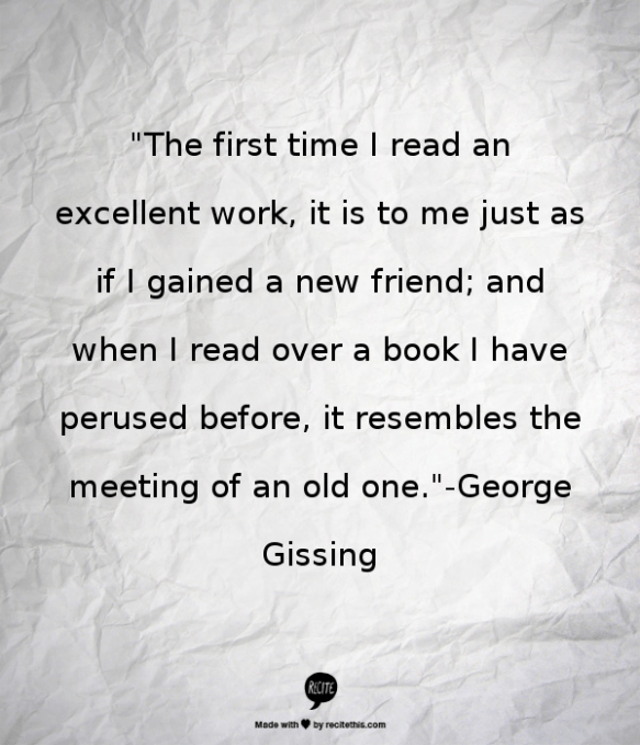 George Gissing Quote