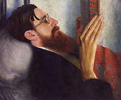 Lytton Strachey by Dora Carrington