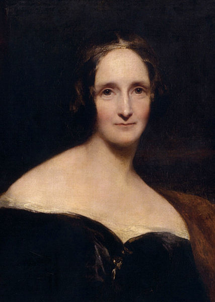 Portrait of Mary Shelley by Richard Rothwell, 1840