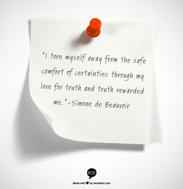 Simone de Beauvoir Quote