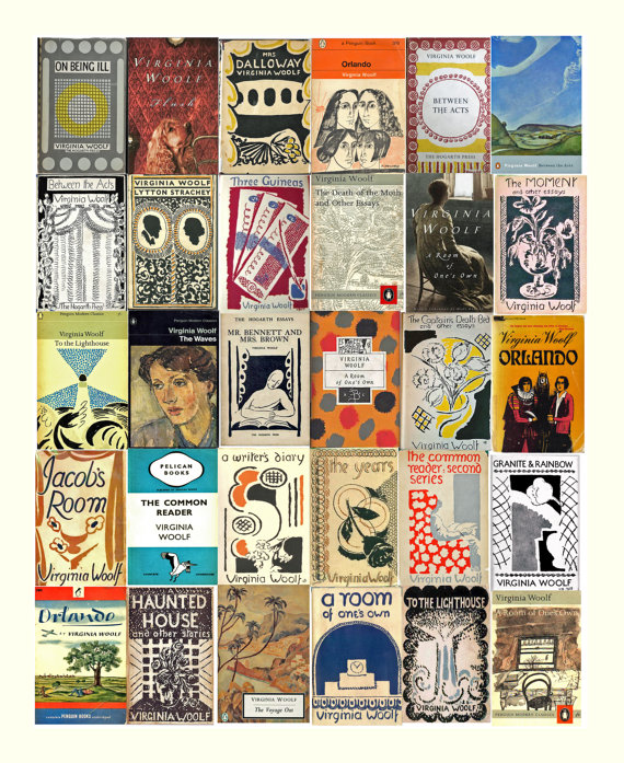 Virginia Woolf Book Covers by Blackbird Studio UK
