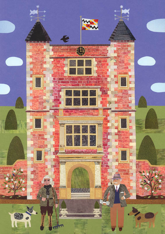 Vita Sackville-West and Harold Nicolson Greeting Card by Amanda White