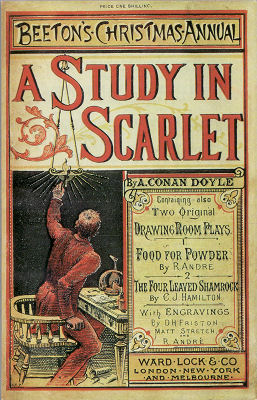 A Study in Scarlet artwork by David Henry Friston, for Beeton's Christmas Annual 1887