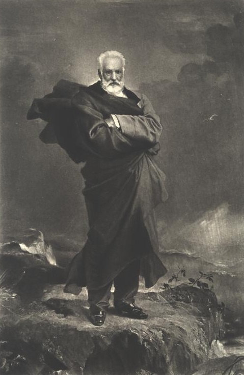 Victor Hugo by Monchablon Antique Photogravure, 1880s, at RRParks Vintage and Art
