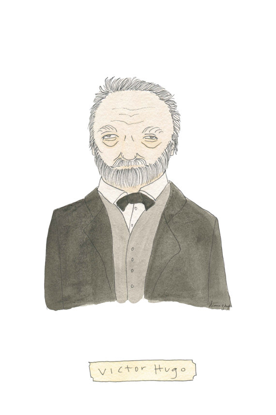 Victor Hugo Print by TerrificFriends