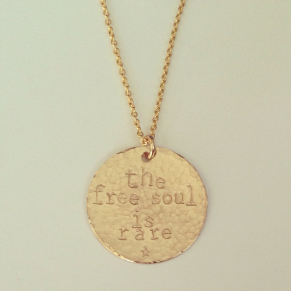 Charles Bukowski Quote Necklace by Kula Kai