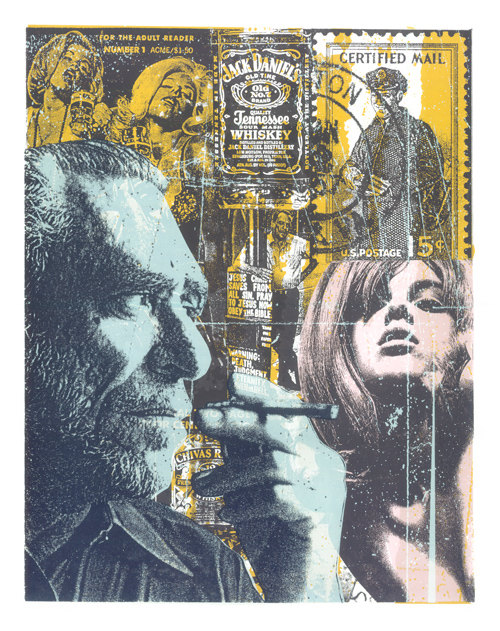 Don't Try Charles Bukowski Screen Print by Print Mafia Designs