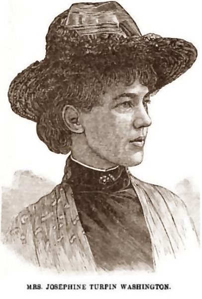 Josephine Turpin Washington, 1891