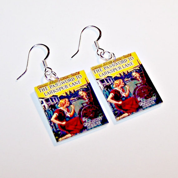 The Password to Larkspur Lane Earrings by P Tierney Designs