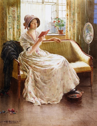 A Quiet Read by William Kay Blacklock