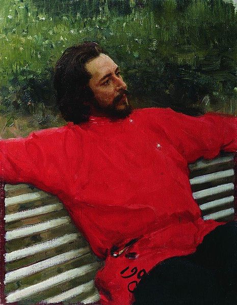 Portrait of Leonid Andreyev by Ilya Repin, 1905