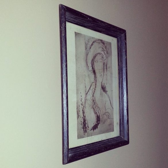 Second-hand Modigliani print