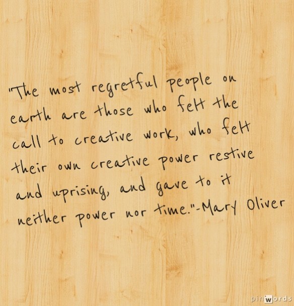 Mary Oliver Quote