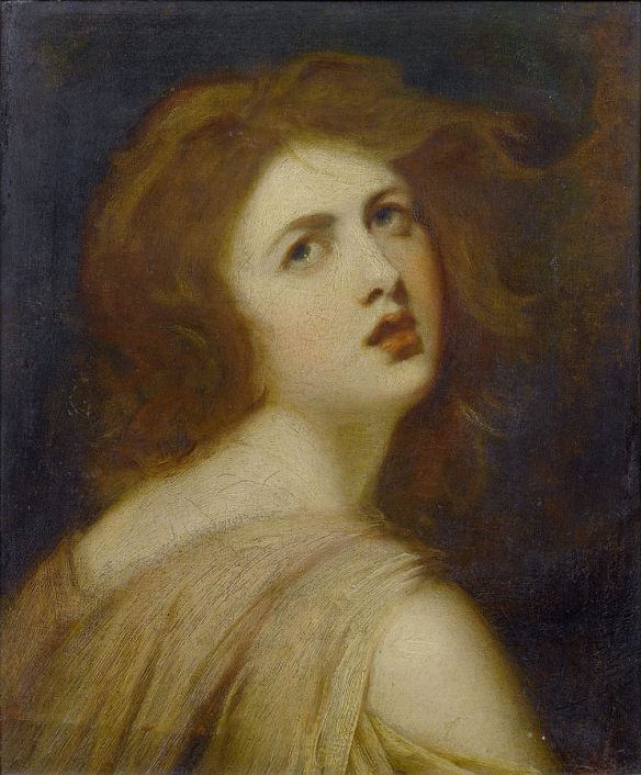 A Study of Emma, Lady Hamilton, as Miranda by George Romney