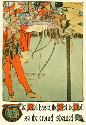 Robin Hood by Charlotte Harding, circa 1903