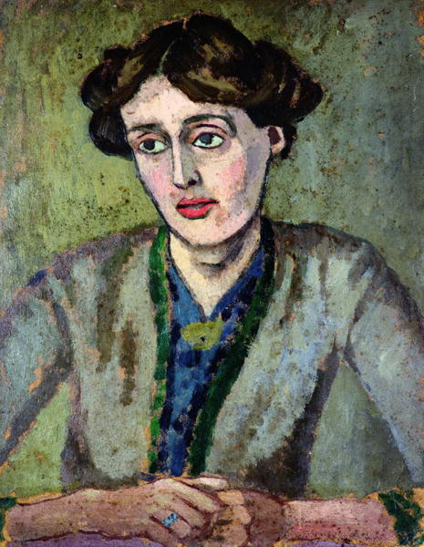 Portrait of Virginia Woolf by Roger Fry. Circa 1917.