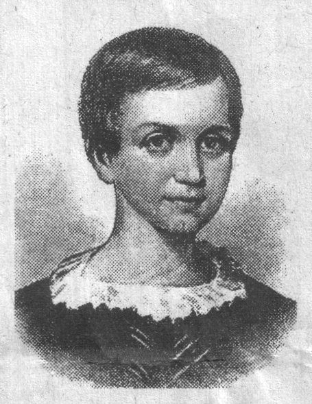 Drawing of Emily Dickinson as a child