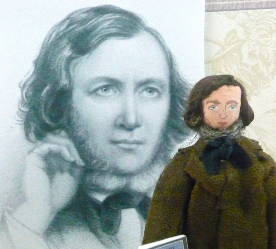 Robert Browning Doll by Uneek Doll Designs. $50.00