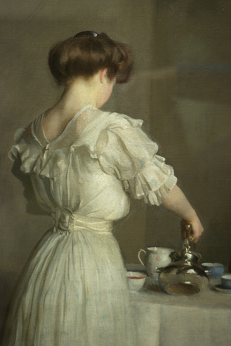 Tea Leaves by William Paxton, 1909