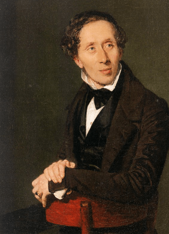 Portrait of Hans Christian Andersen by Christian Albrecht Jensen, 1836