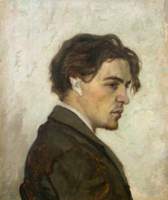 Portrait of Anton Chekhov by his brother Nikolay