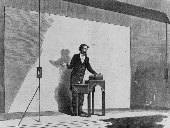 Charles Dickens Giving a Reading, 1867
